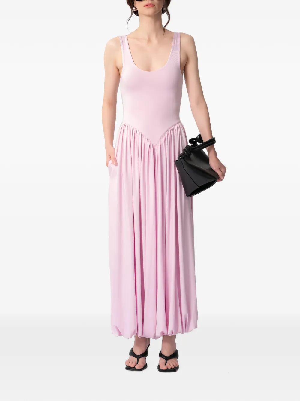 CONCEPTO Aria gathered-detail jumpsuit - Rosa