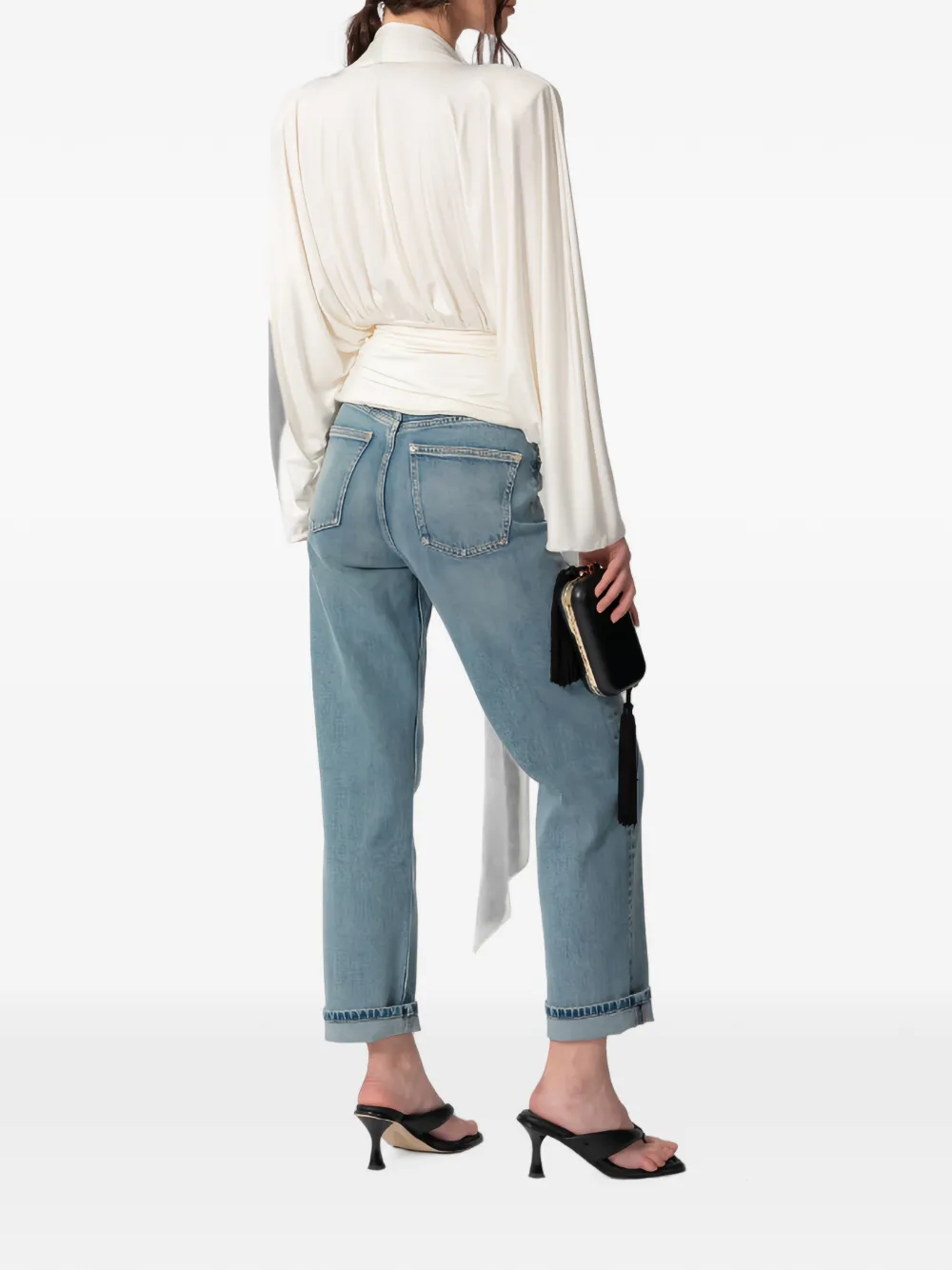  Concepto Lila Tie-waist Top - Blanco 