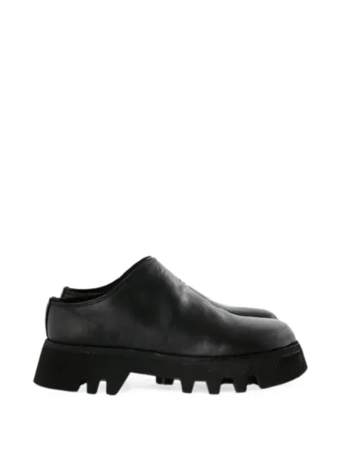 Guidi chunky-sole mules