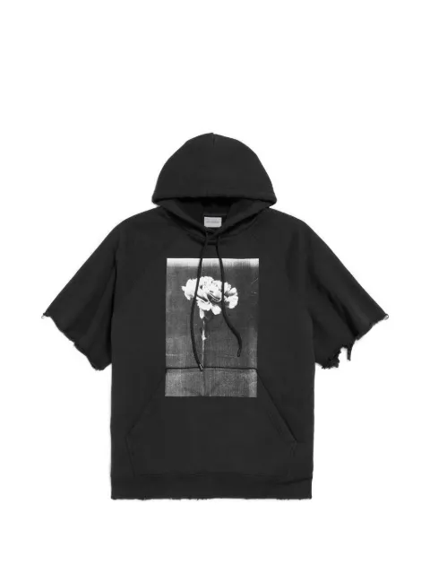 Balenciaga The Song Of The Highest Tower cut-off sleeve hoodie