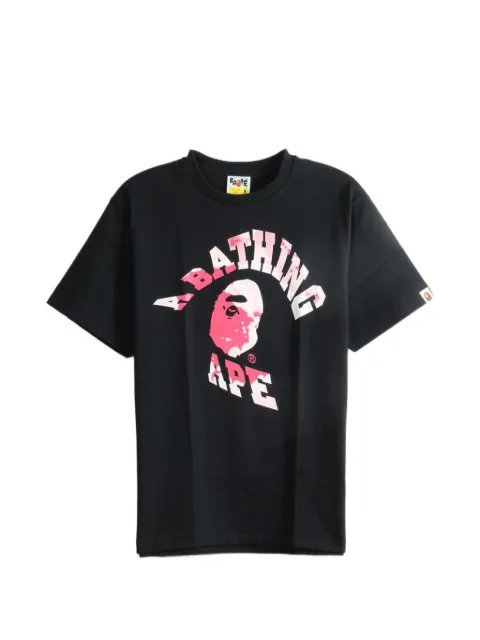 A BATHING APE® logo-print cotton T-shirt