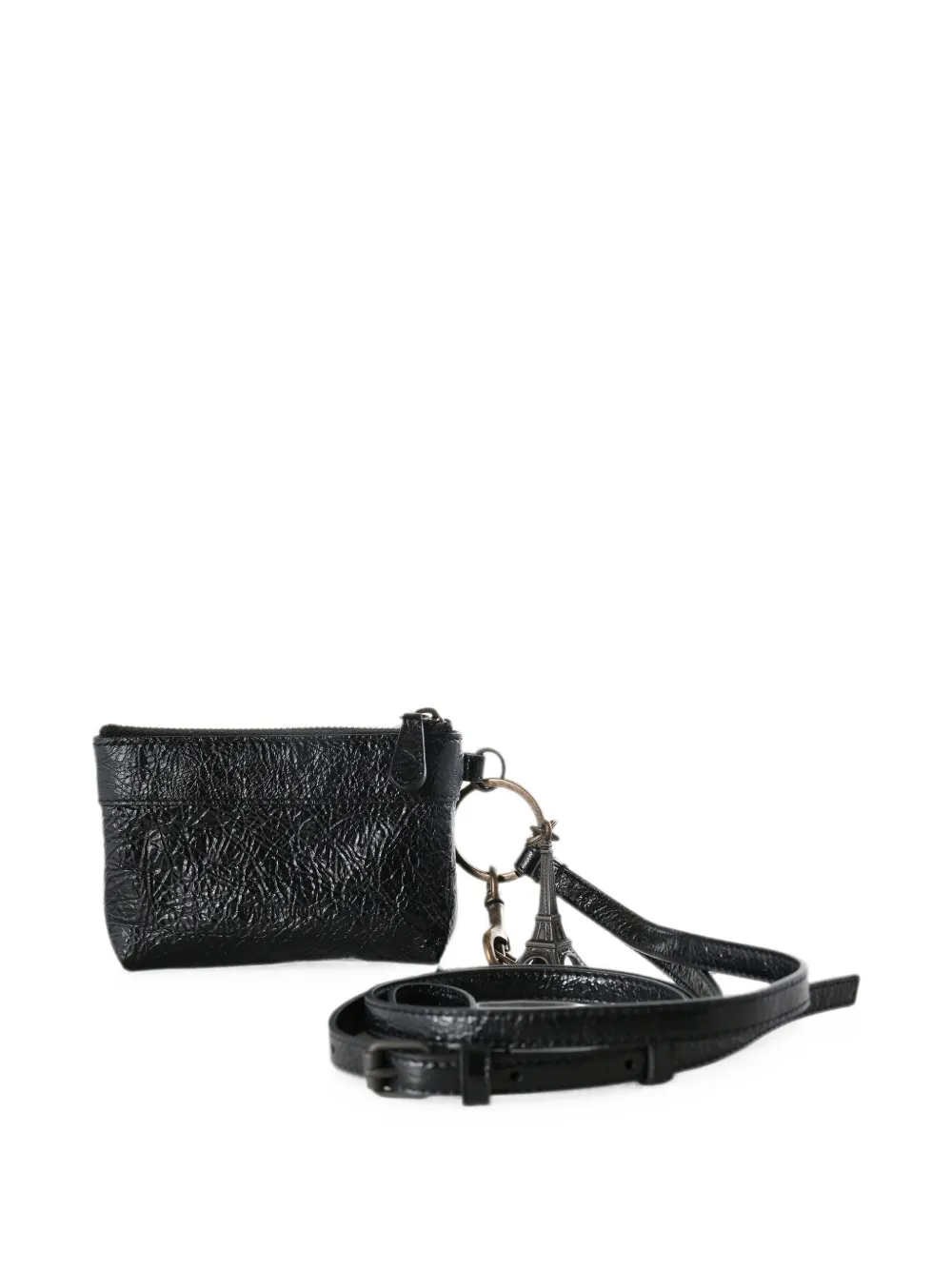 Balenciaga Le City phone strap Zwart