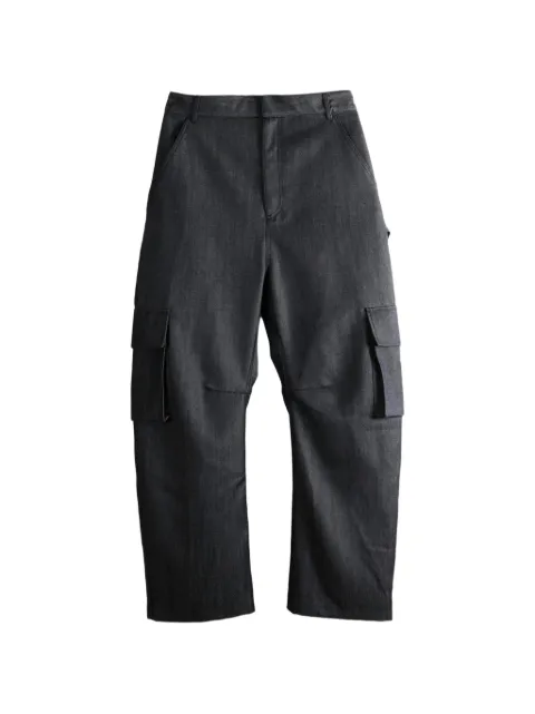 Balenciaga relaxed wide-leg multi-pocket cargo pants