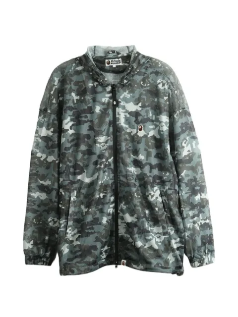 A BATHING APE® camouflage-print mesh jacket