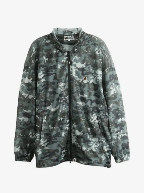 A BATHING APE® camouflage-print mesh jacket