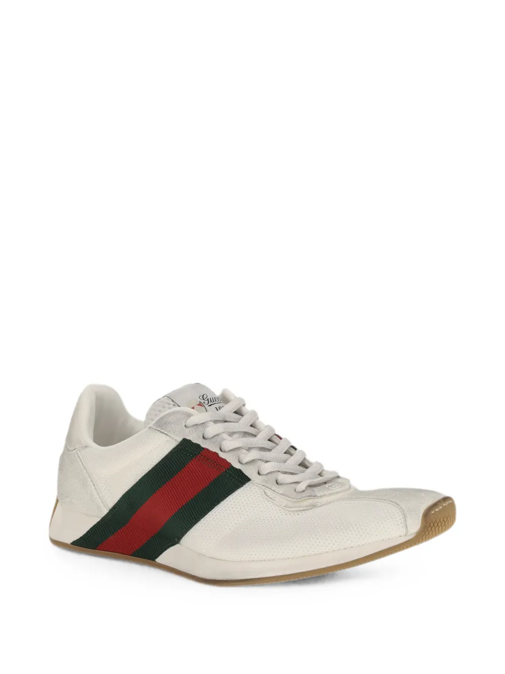 Gucci Tempo sneakers met Web-streep Wit