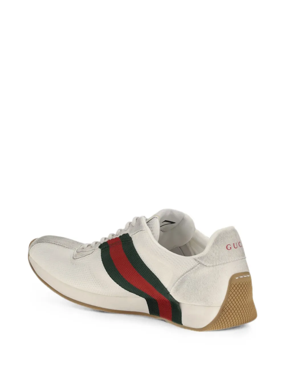 Gucci Tempo sneakers met Web-streep Wit
