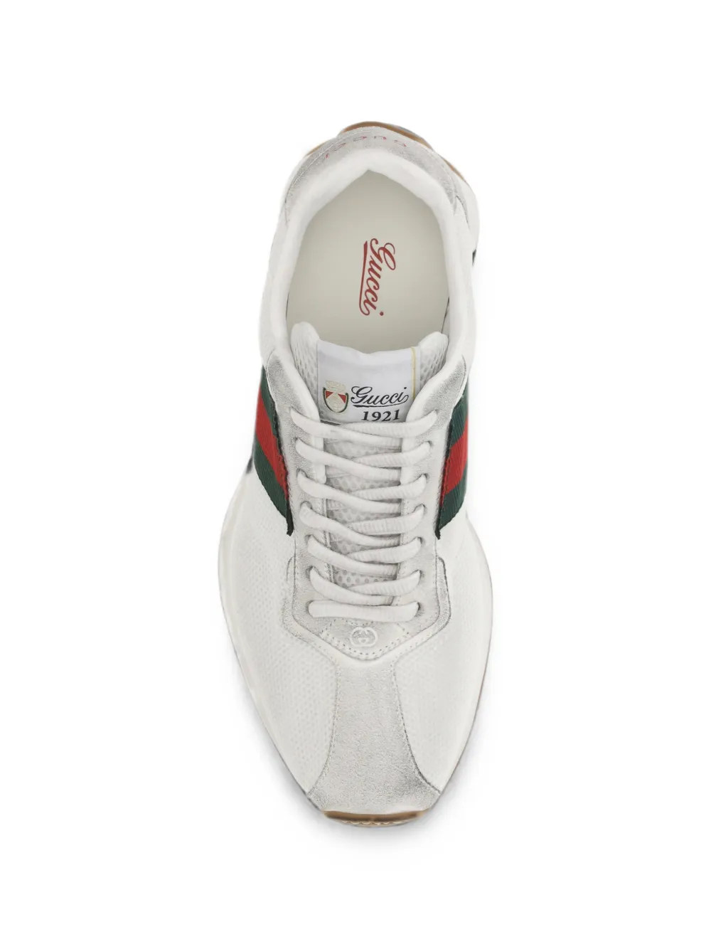 Gucci Tempo sneakers met Web-streep Wit