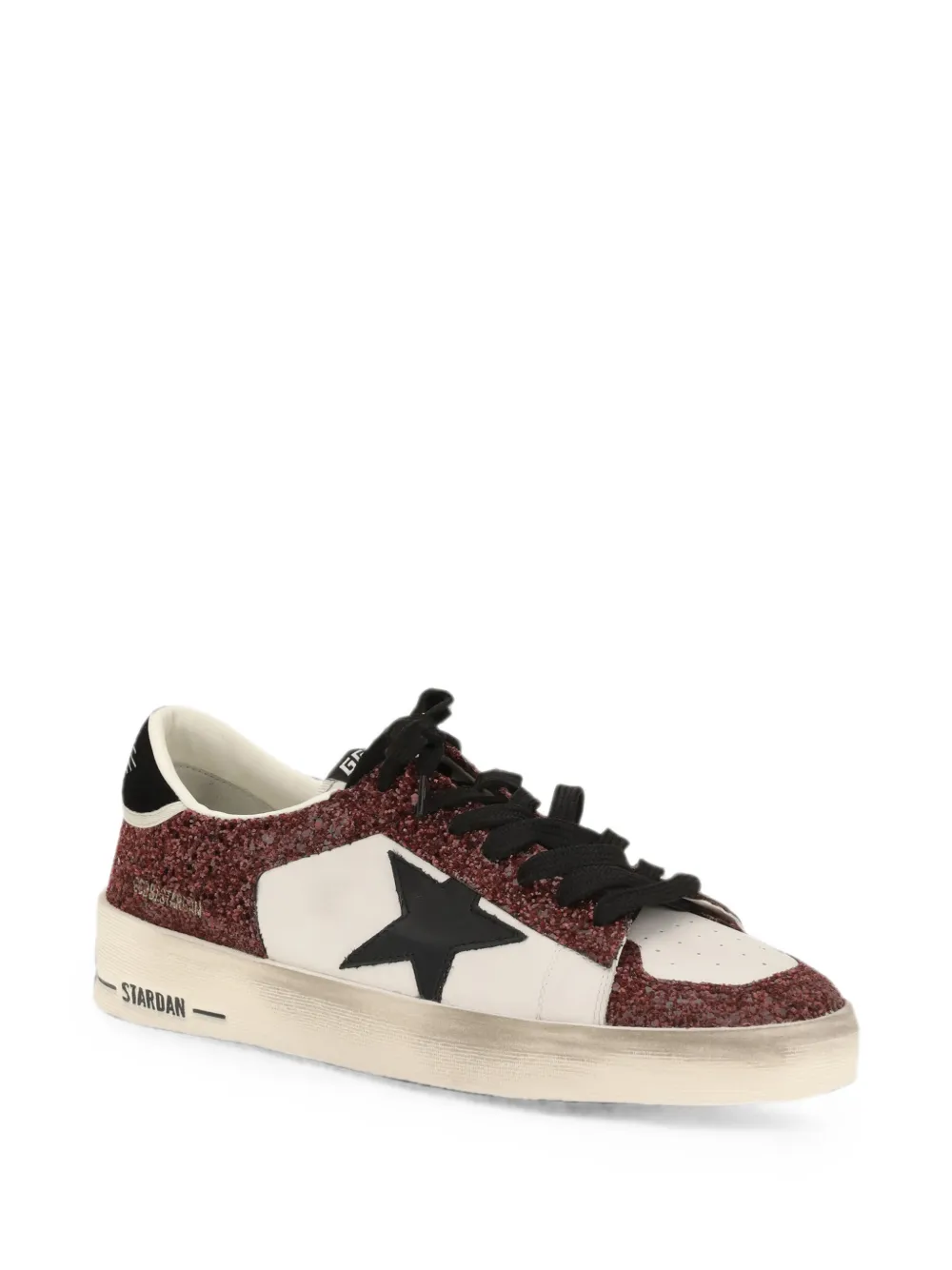 Golden Goose Stardan glitter-embellished sneakers Wit