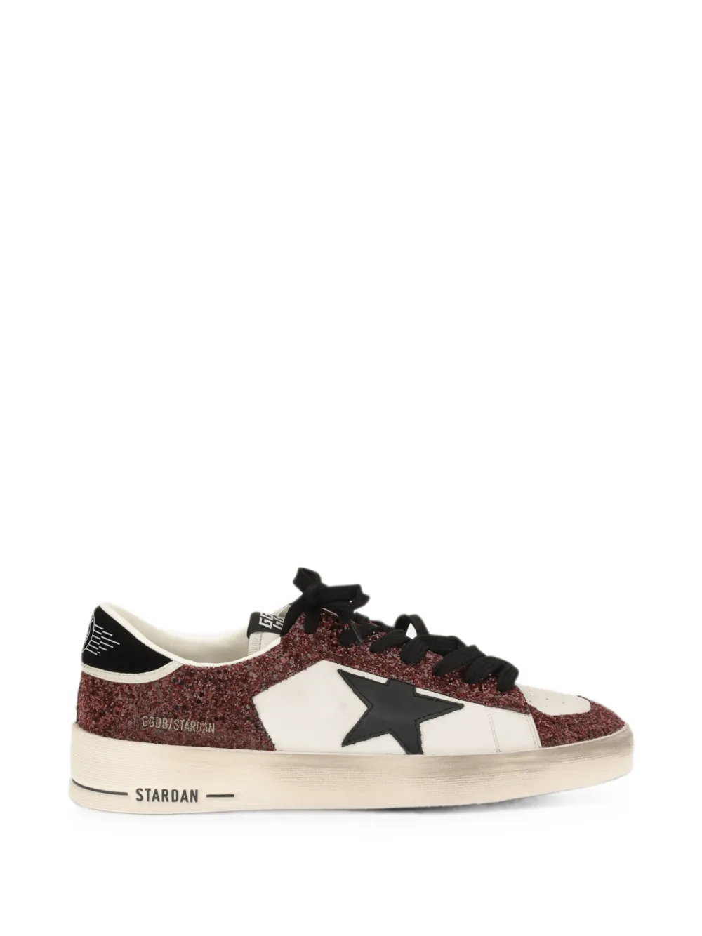 Golden Goose Stardan glitter-embellished sneakers Wit