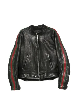 Gucci（グッチ）メンズ レザージャケット - FARFETCH