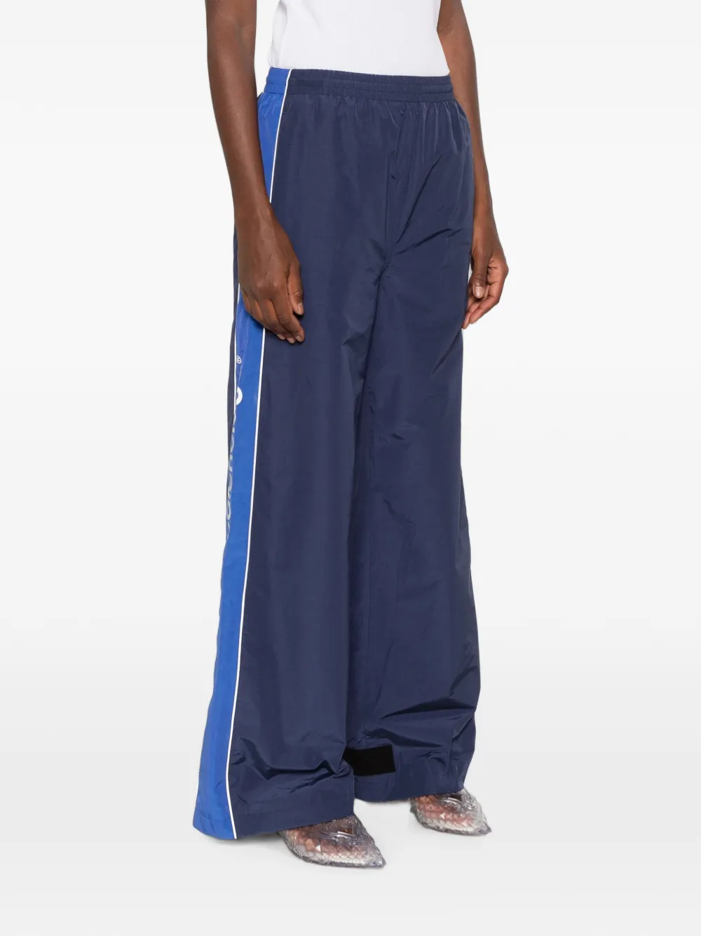 Balenciaga Trainingsbroek met logo-detail Blauw
