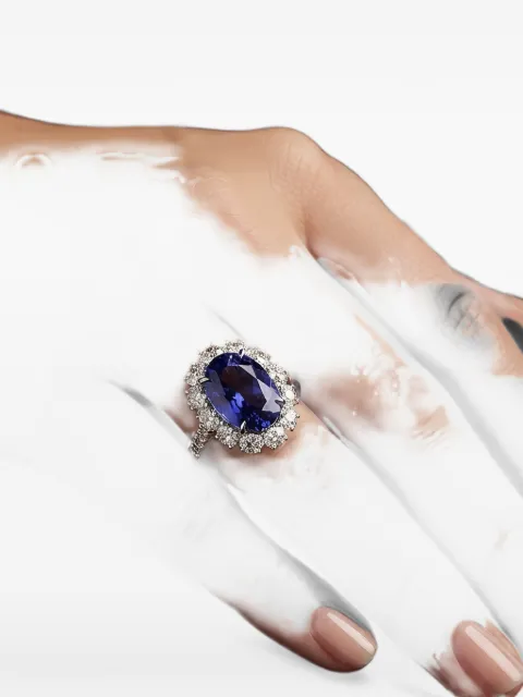 HYT Jewelry tanzanite and diamond ring