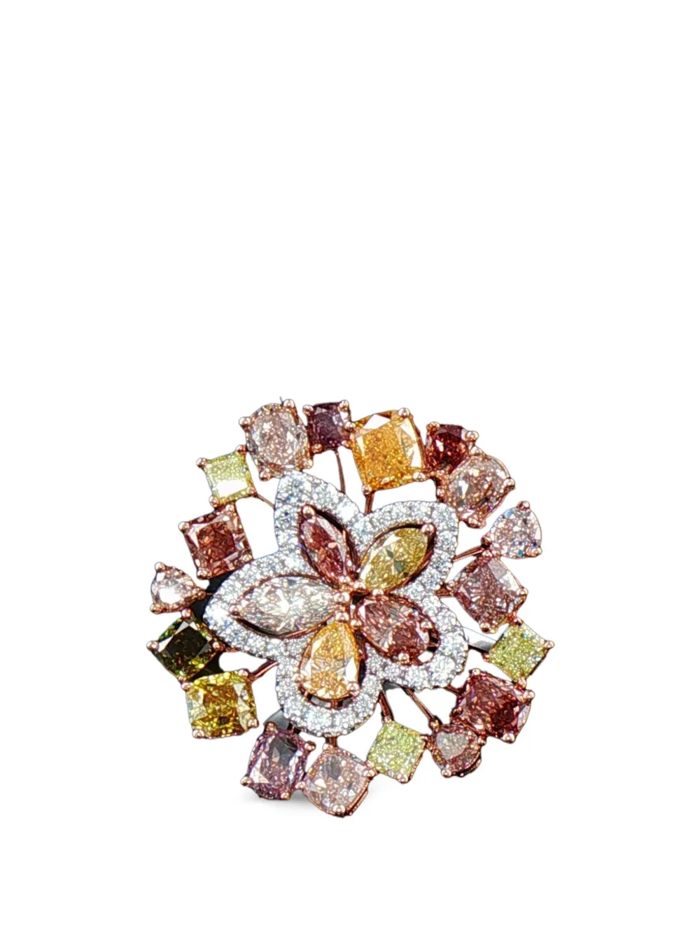 HYT Jewelry diamond and white diamond ring - Rosa