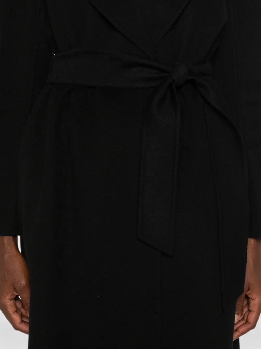 Max Mara Jas met wijde revers Zwart