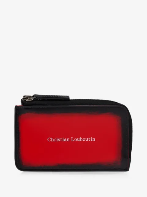 Christian Louboutin Canopy gradient-effect zipped card holder 