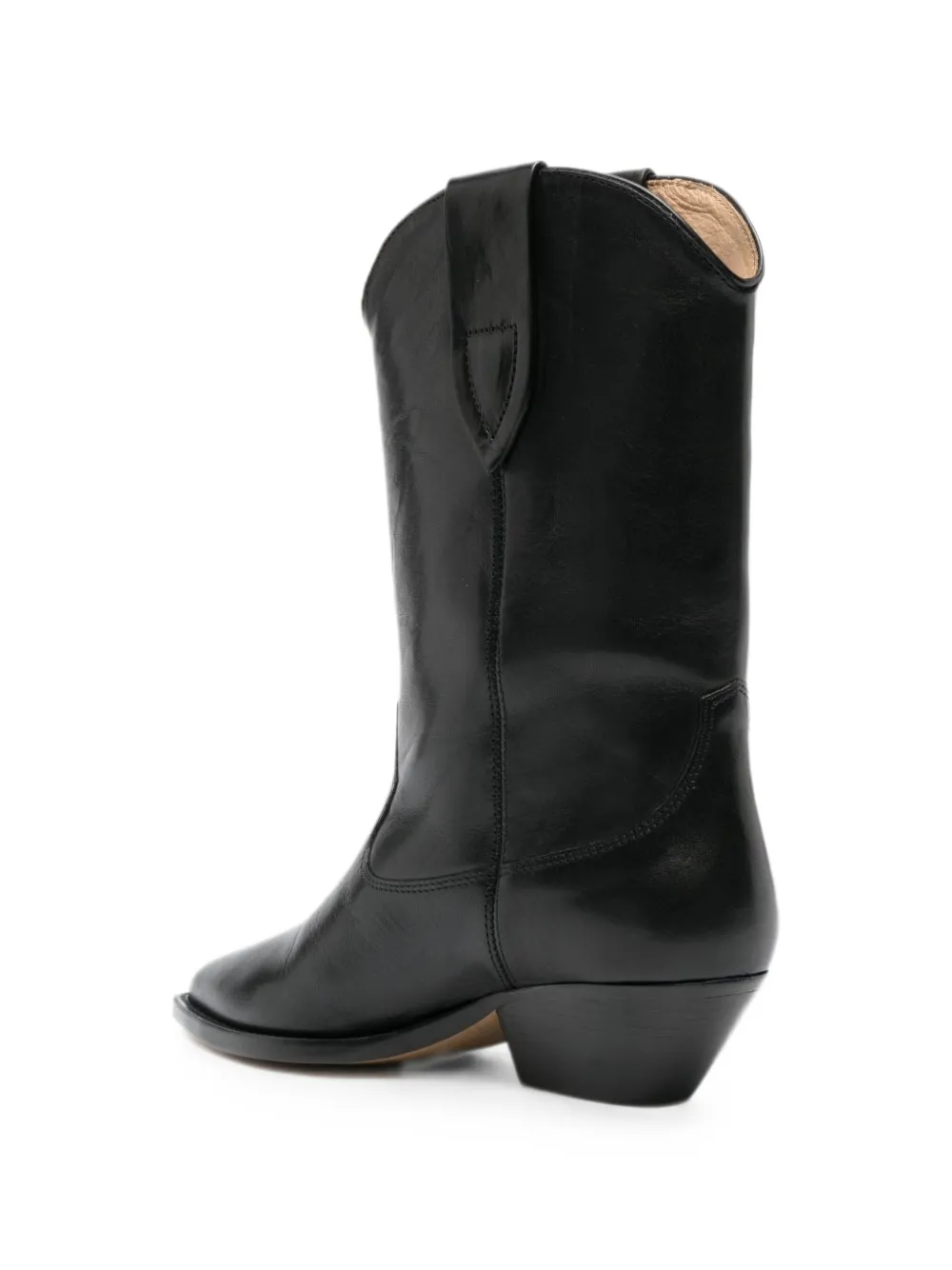 ISABEL MARANT pointed-toe leather ankle boots Zwart