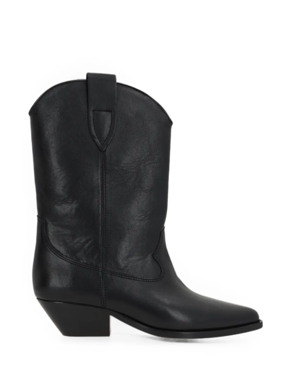 ISABEL MARANT pointed-toe leather ankle boots Zwart