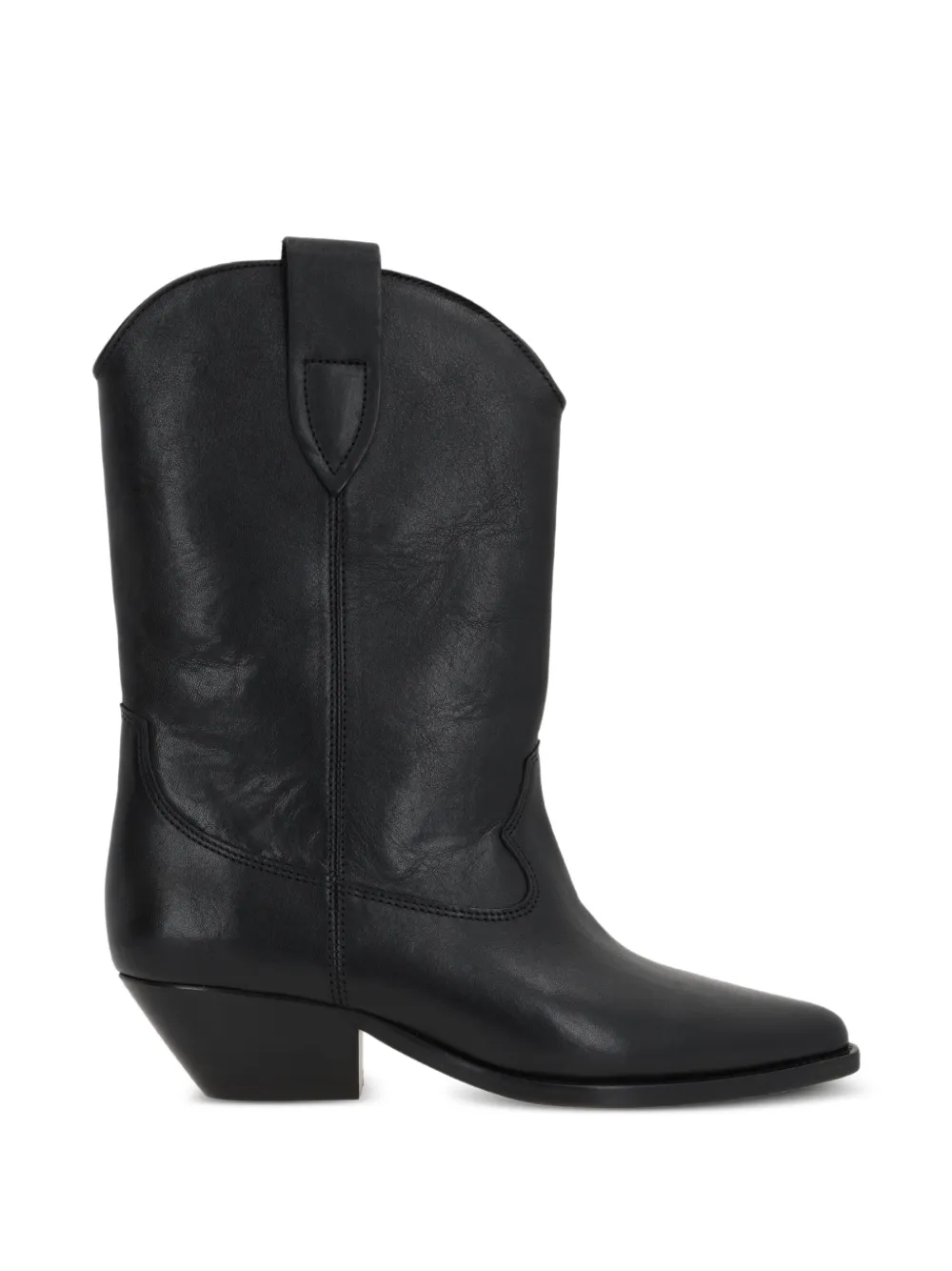 ISABEL MARANT pointed-toe leather ankle boots Zwart