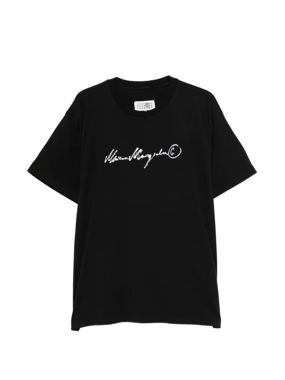 MM6 Maison Margiela logo-print T-shirt - Nero
