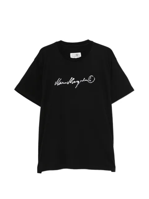 MM6 Maison Margiela camiseta con logo estampado