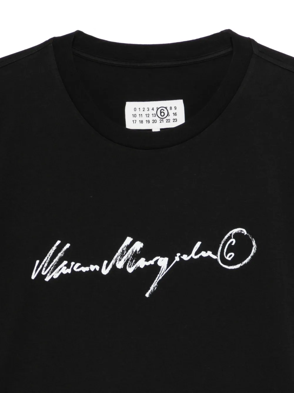 MM6 Maison Margiela オーバーサイズ Tシャツ | ブラック | FARFETCH JP