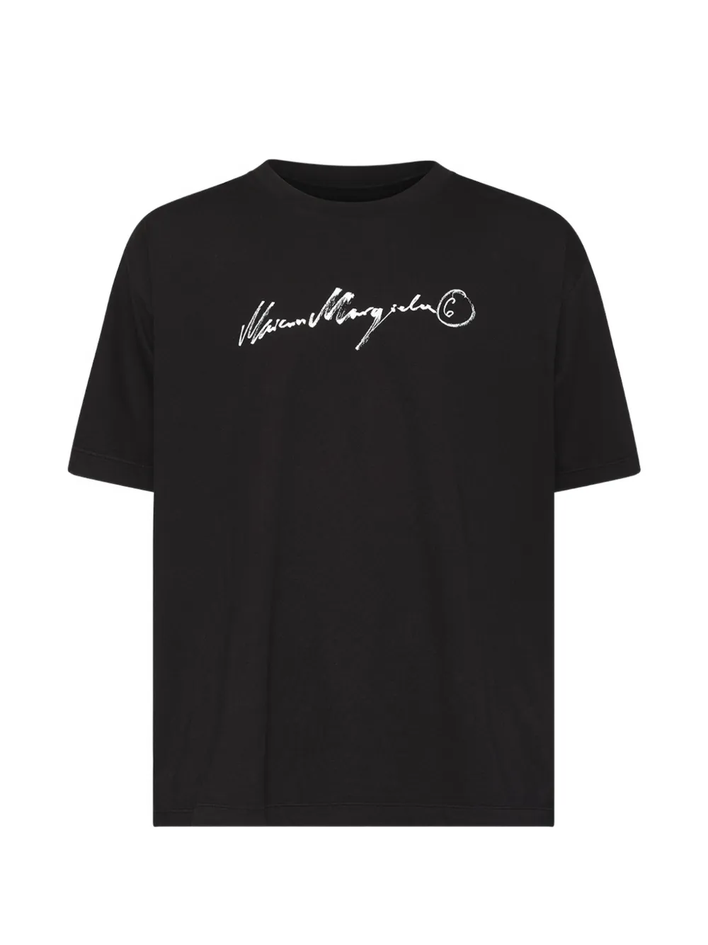 MM6 Maison Margiela logo-print T-shirt - Nero