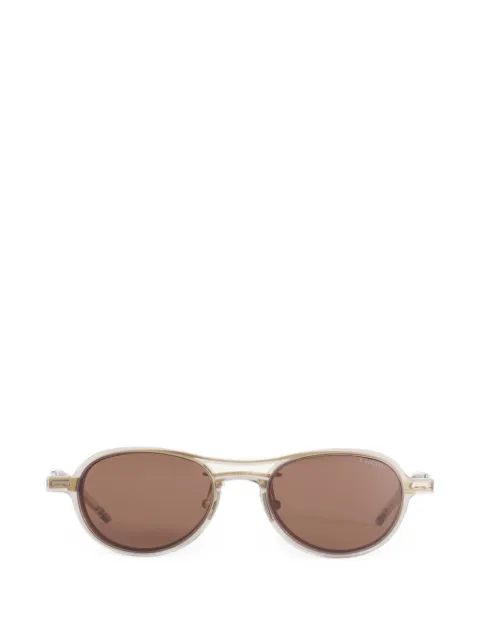 Maison Kitsuné x A. Society oval-frame sunglasses