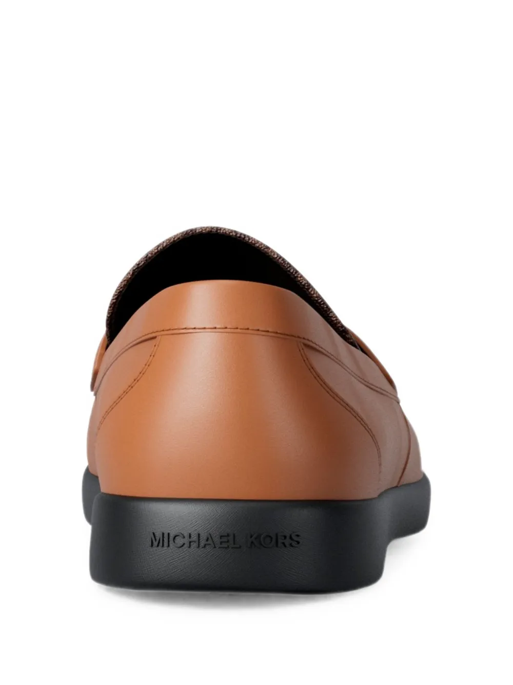 Michael Kors Wesley loafers met logoprint Bruin