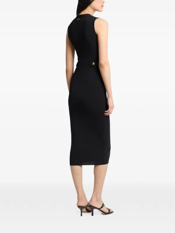 michael kors black dress button-up V-neck Midi | making this classic tank junior prom dress Fashion Hack: Bra Hack Color:Dove Gray