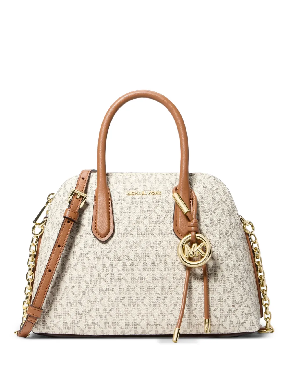 Michael Kors medium Freddie monogram-print tote bag - Nude