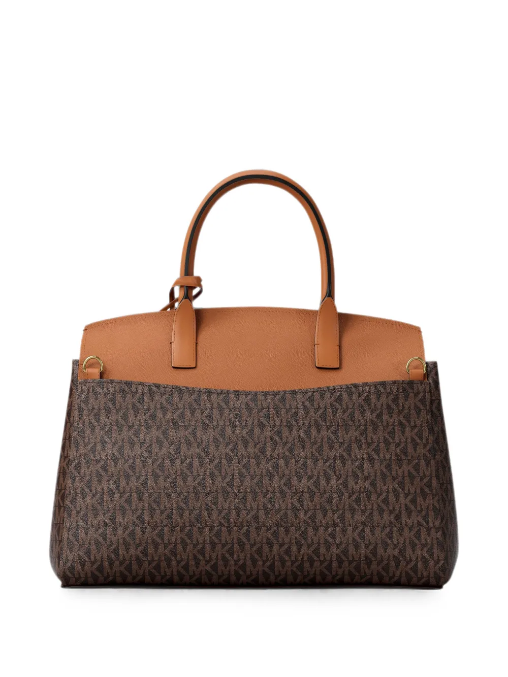 Michael Kors Hamilton shopper met monogram-patroon en logoprint Bruin