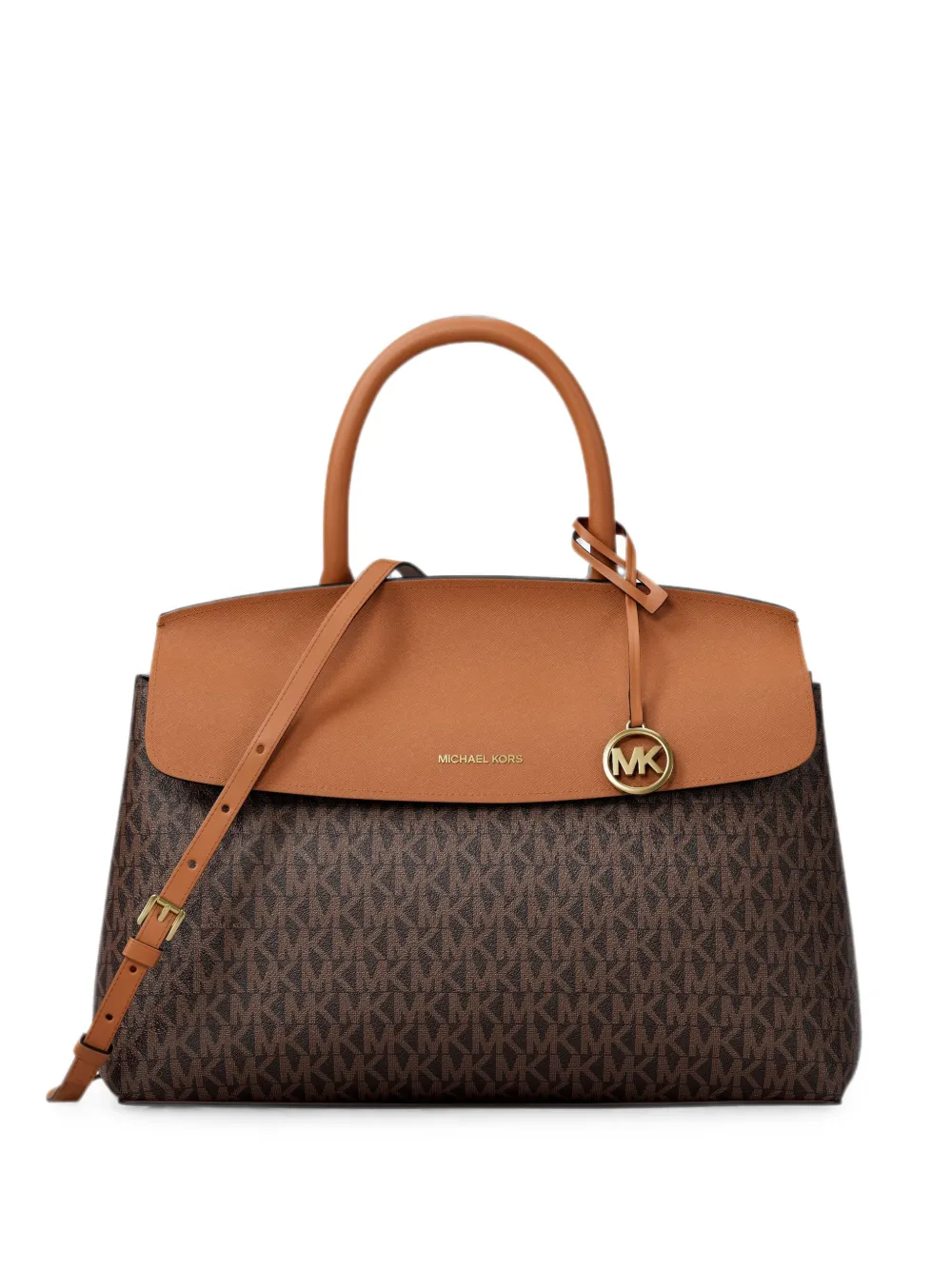Michael Kors medium Landry satchel bag - Braun