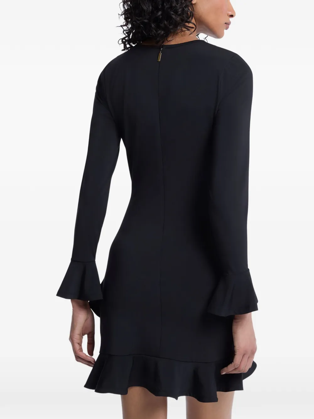 Michael Kors Mini-jurk met ruches Zwart