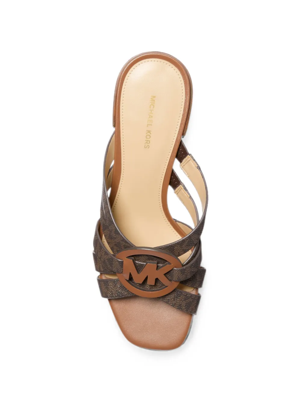 Michael Kors Erika monogram-print sandals Bruin