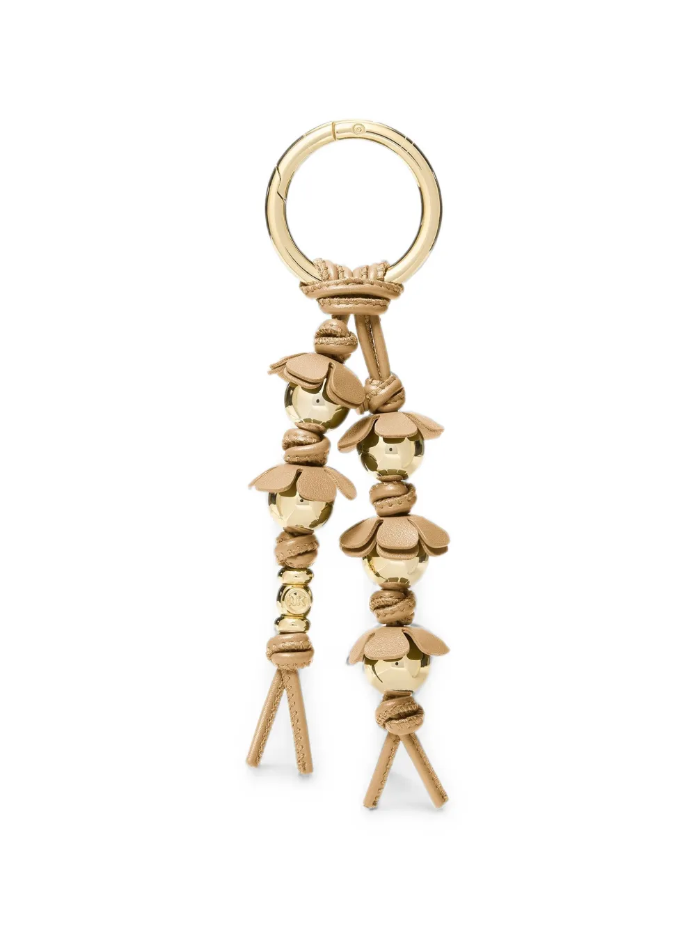 Michael Kors floral beaded bag charm · OS