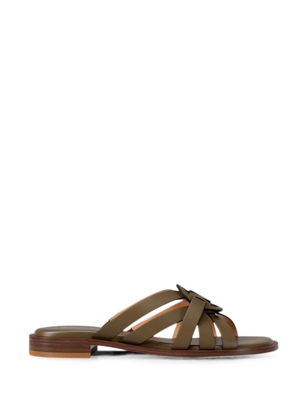 Michael Kors Erika logo-plaque sandals Groen