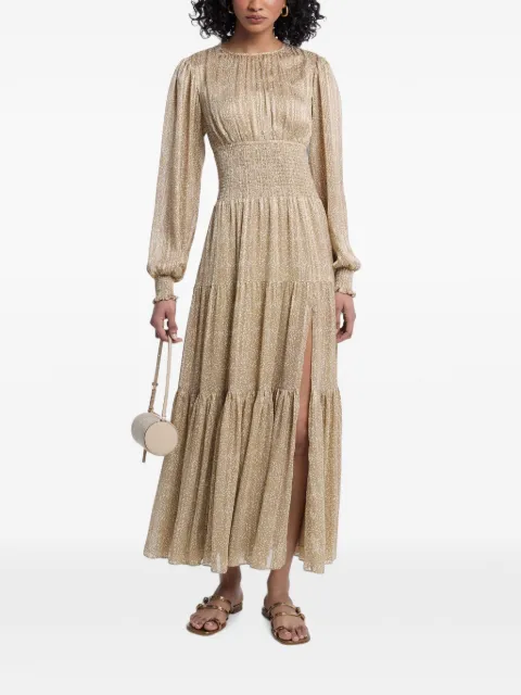 Michael Kors vestido midi con capas escalonadas
