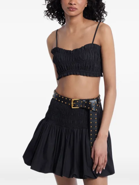 Michael Kors ruched crop top