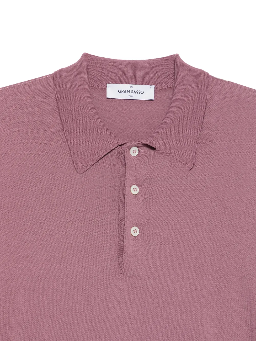Gran Sasso Gebreid poloshirt Roze