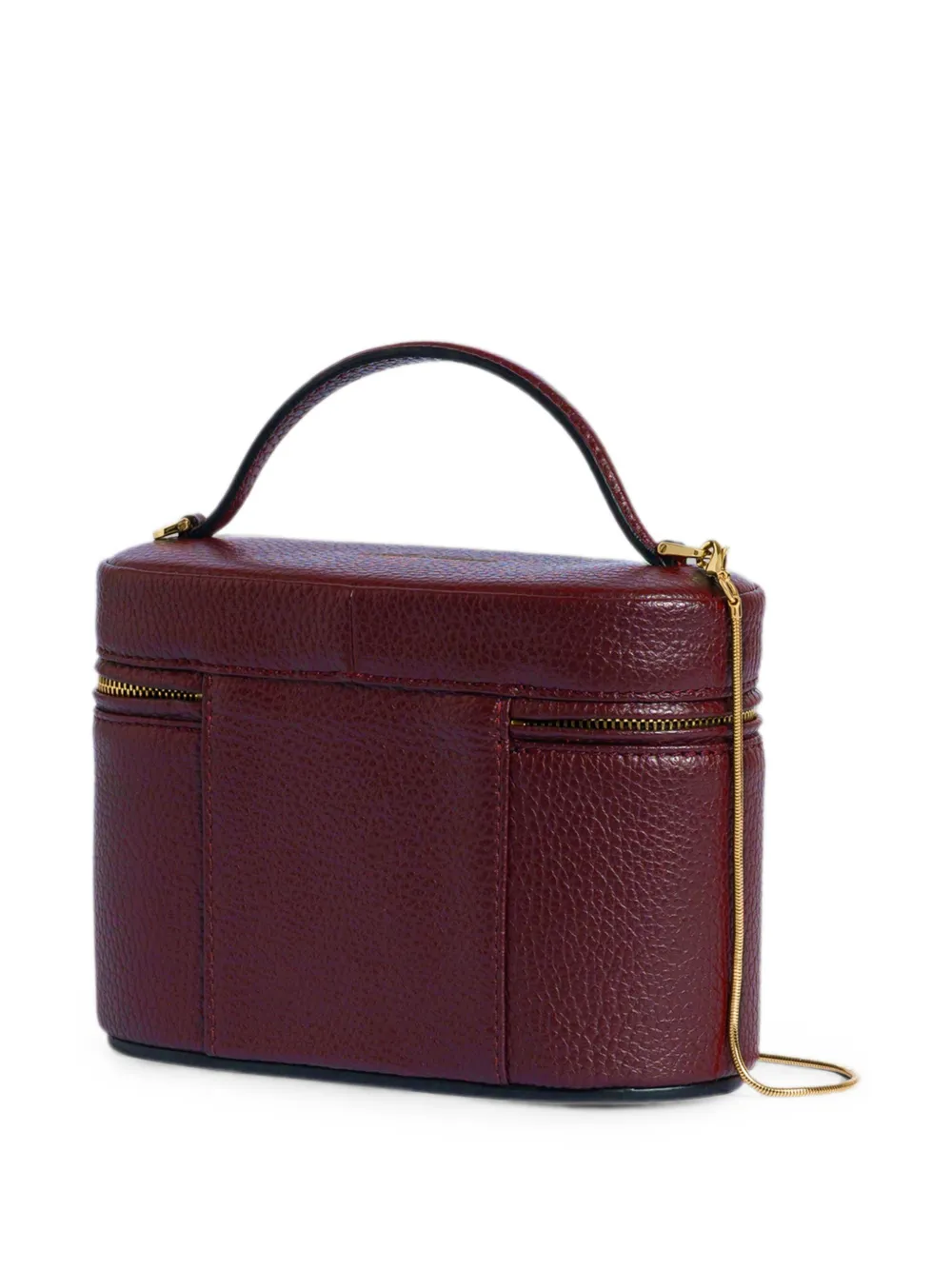 Alberta Ferretti Leren toilettas Rood