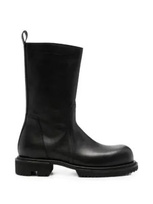 Ann Demeulemeester side-zip round-toe Boots | Black | FARFETCH RO