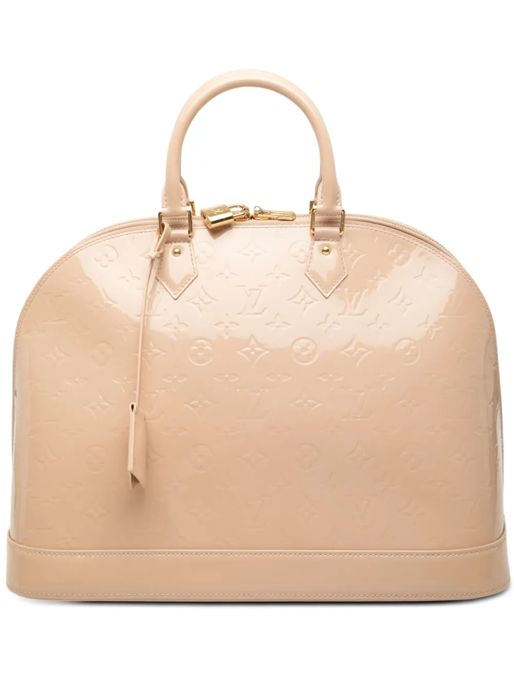 Louis Vuitton Pre-Owned 2010 Vernis Alma GM Handtasche mit Monogramm - Nude