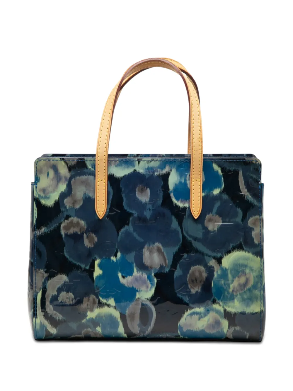 Louis Vuitton Pre-Owned Borsa a mano Ikat Catalina BB in pelle Vernis con monogramma 2013 - Blu