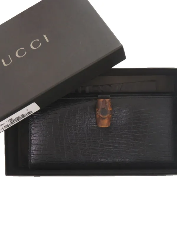 Gucci Pre-Owned 20th Century テクスチャード レザー バンブー