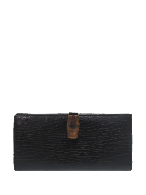 Gucci Pre-Owned 20th Century テクスチャード レザー バンブー