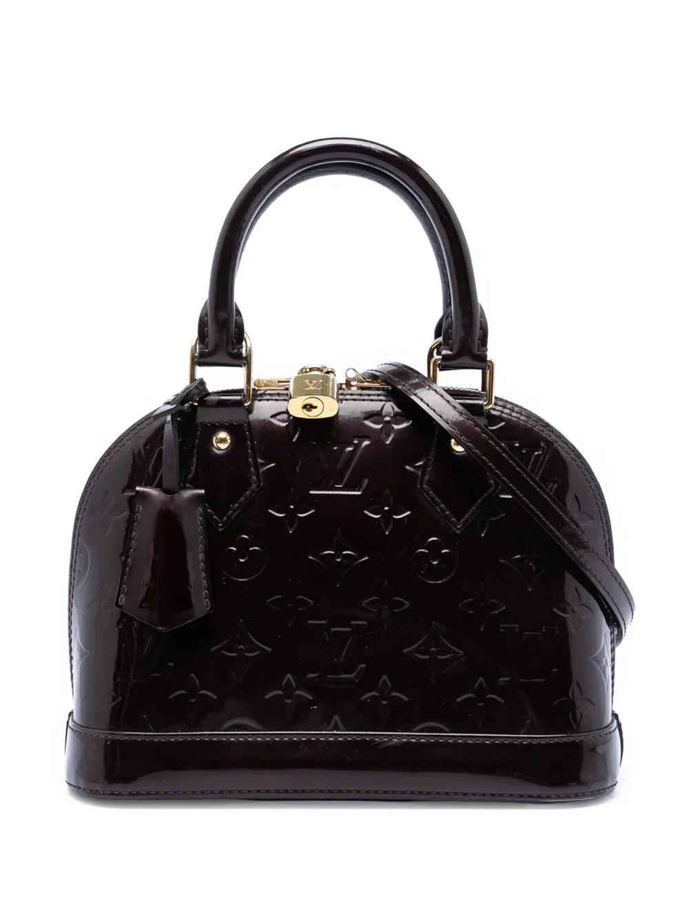 Louis Vuitton Pre-Owned 2013 Monogram Vernis Alma BB satchel - Purple