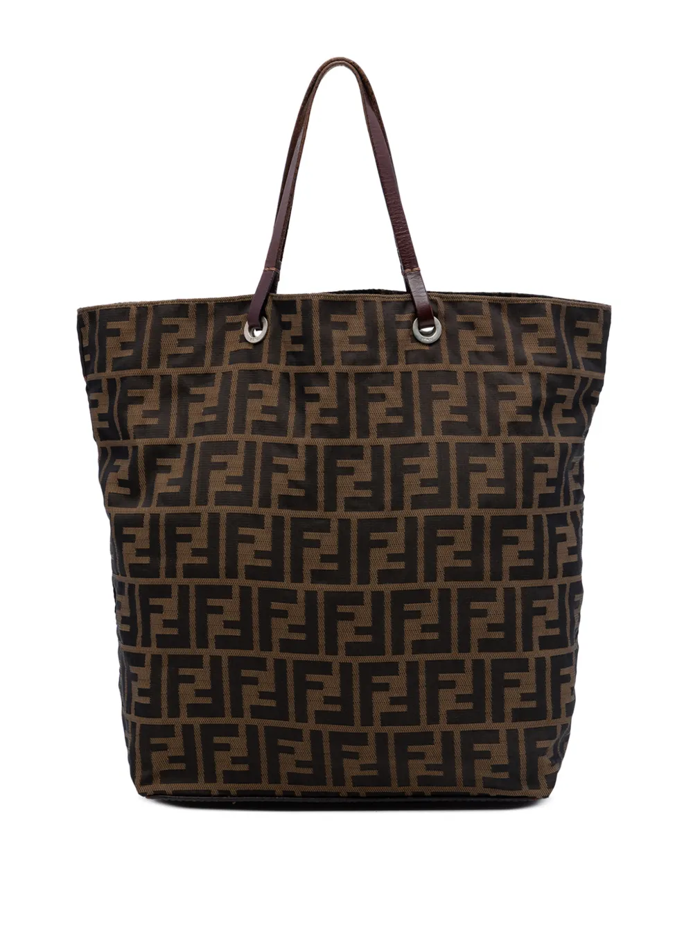 Fendi Pre-Owned Borsa tote in tela con motivo Zucca XX secolo - Marrone