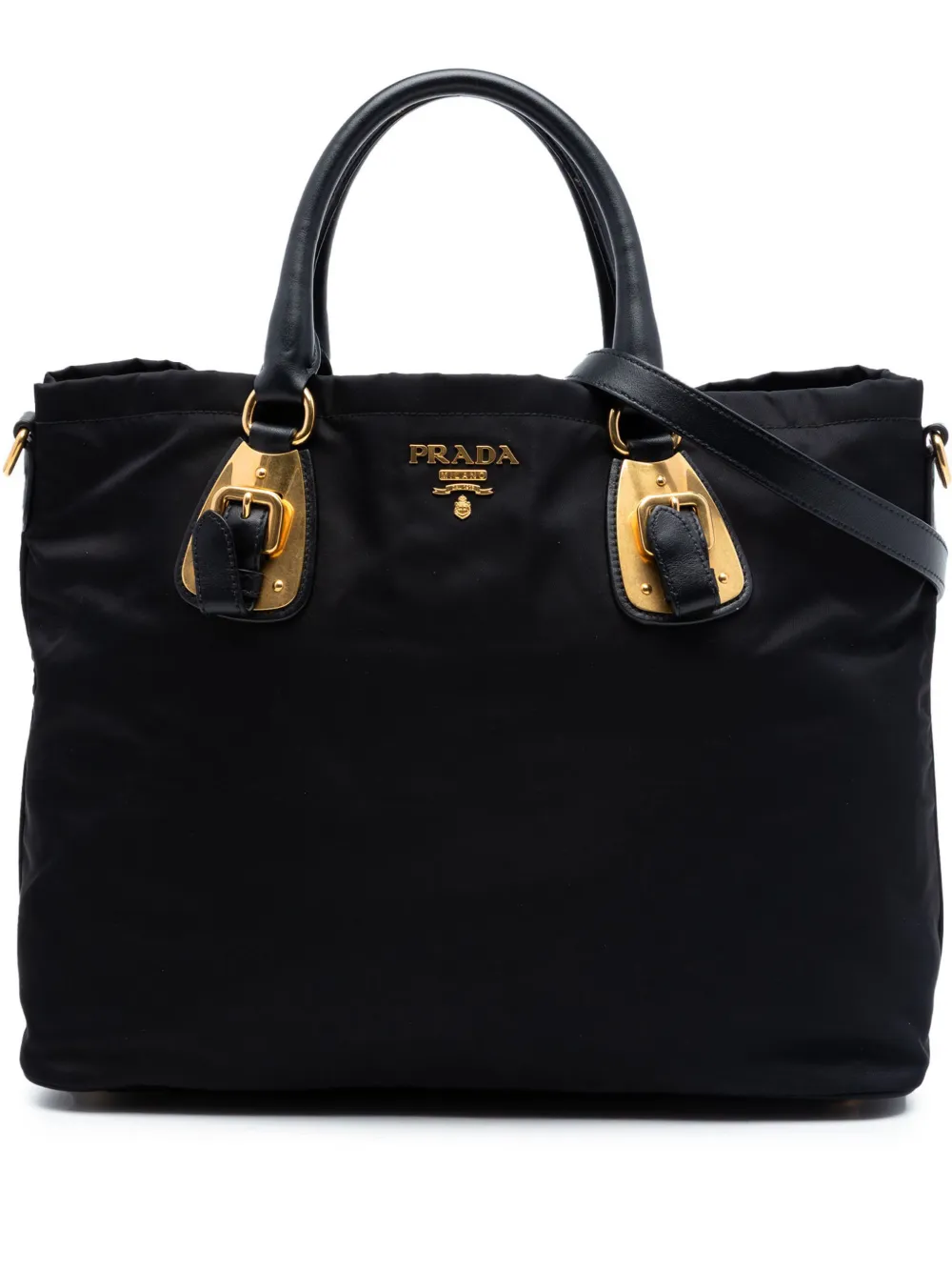 Prada Pre-Owned Borsa a tracolla in tessuto 2000-2013 - Nero