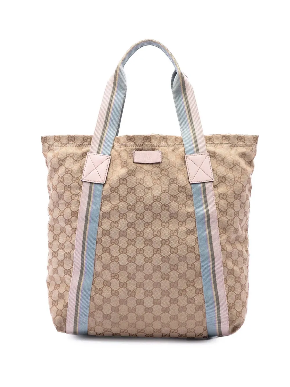 Gucci Pre-Owned 2016-2026 GG Web Tote Bag aus Canvas - Rosa